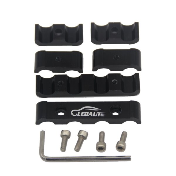 8-Cylinder Spark Plug Boot Heat Shield Kit - 8 Fiberglass Sleeves & 12 Aluminum Wire Separators for 8-10mm Wires (High-Temp Engine Protection) - Image 8