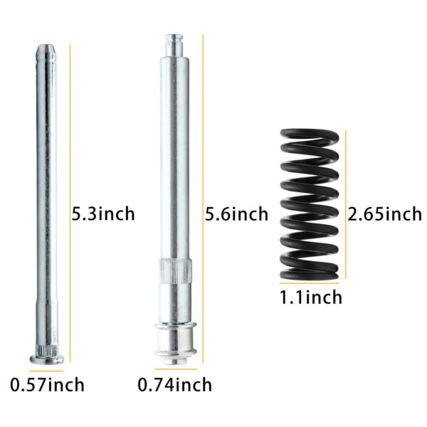 Ford F150-F350 Door Hinge Pin & Bushing Kit - Complete Repair Set for 1980-1997 Ford Trucks & Bronco SUV (4 Hinges/2 Doors) - Image 6