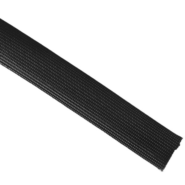 600°F Black Fiberglass Heat Shield Sleeve - Expandable Wrap for Fuel Lines, Spark Plug Wires & Brake Cables (1100°F Intermittent Protection) - Image 4