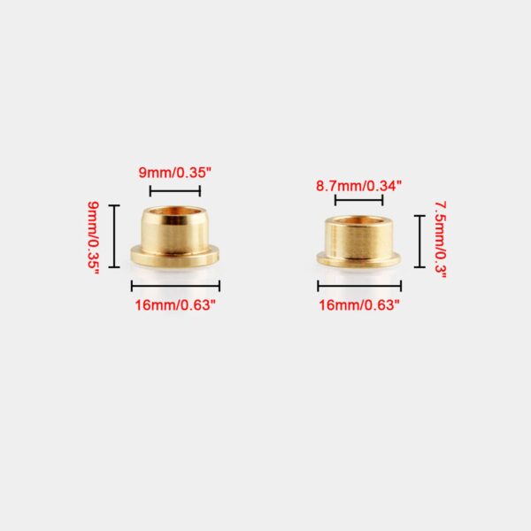 Ford F150-F350 Door Hinge Pin & Bushing Kit - Complete Repair Set for 1980-1997 Ford Trucks & Bronco SUV (4 Hinges/2 Doors) - Image 3