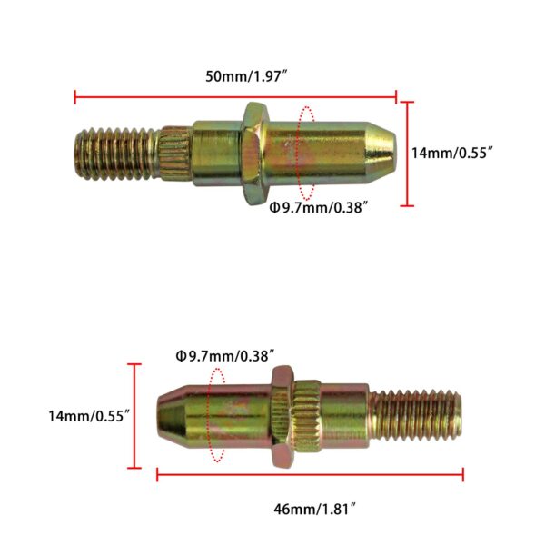 Ford F150-F350 Door Hinge Pin & Bushing Kit - Complete Repair Set for 1980-1997 Ford Trucks & Bronco SUV (4 Hinges/2 Doors) - Image 4