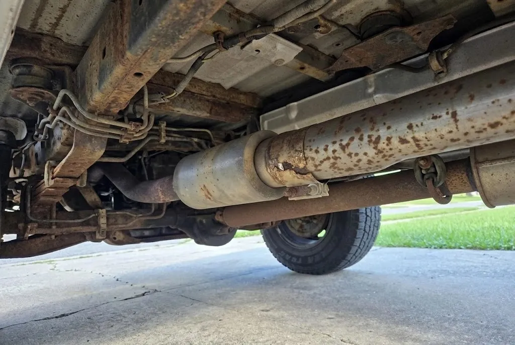 Rust clamp exhaust leak