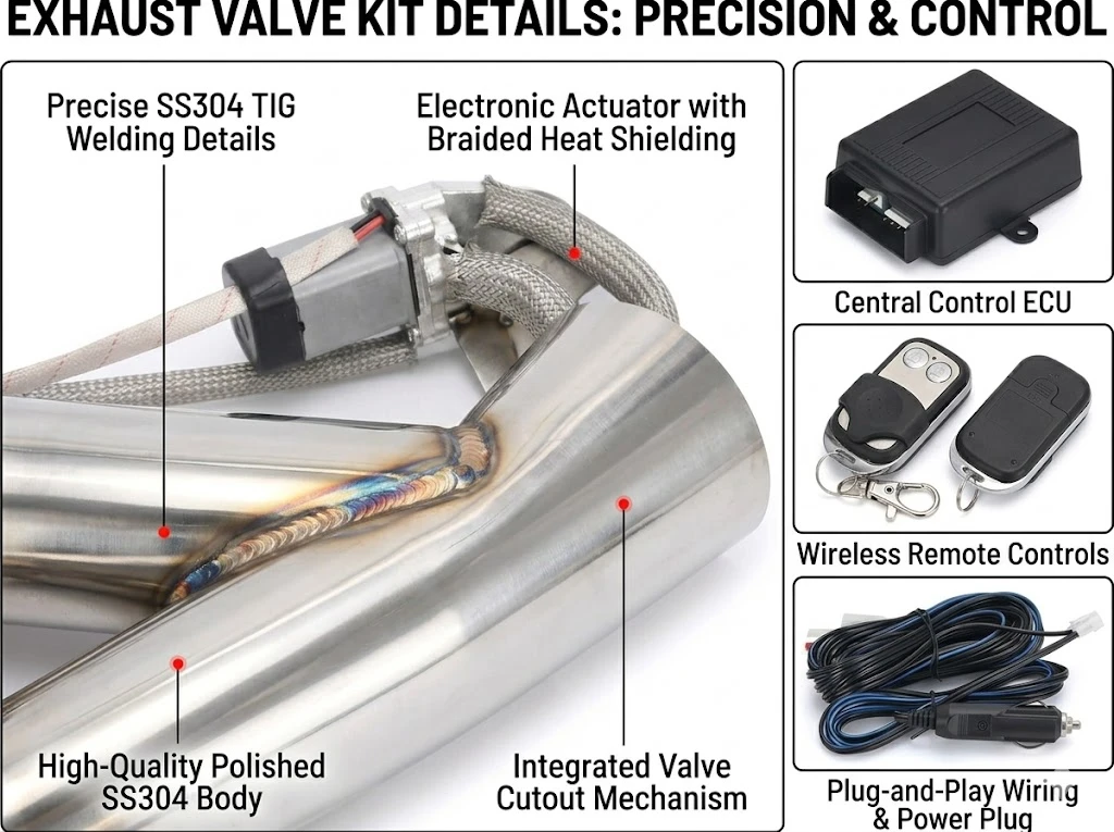Ledaut SS304 Valvetronic Bypass Component