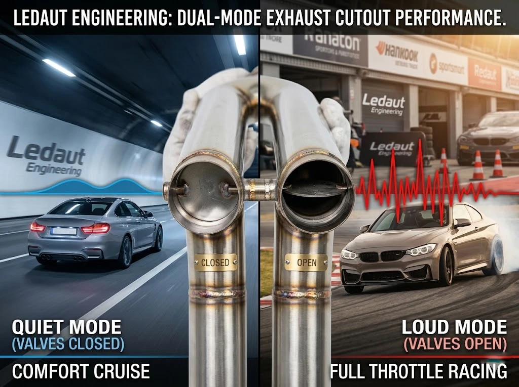 Dual Sound Mode Exhaust System