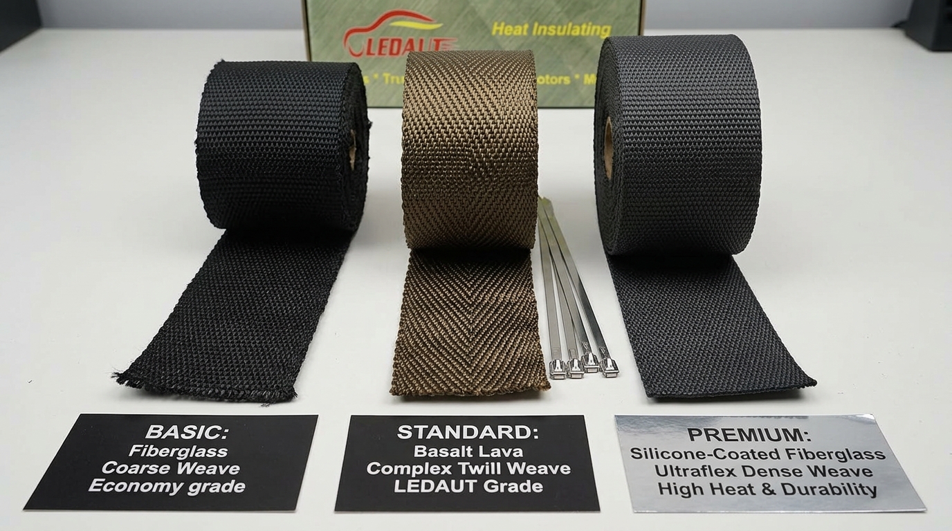 LEDAUT heat wrap Basic Standard Premium grade comparison