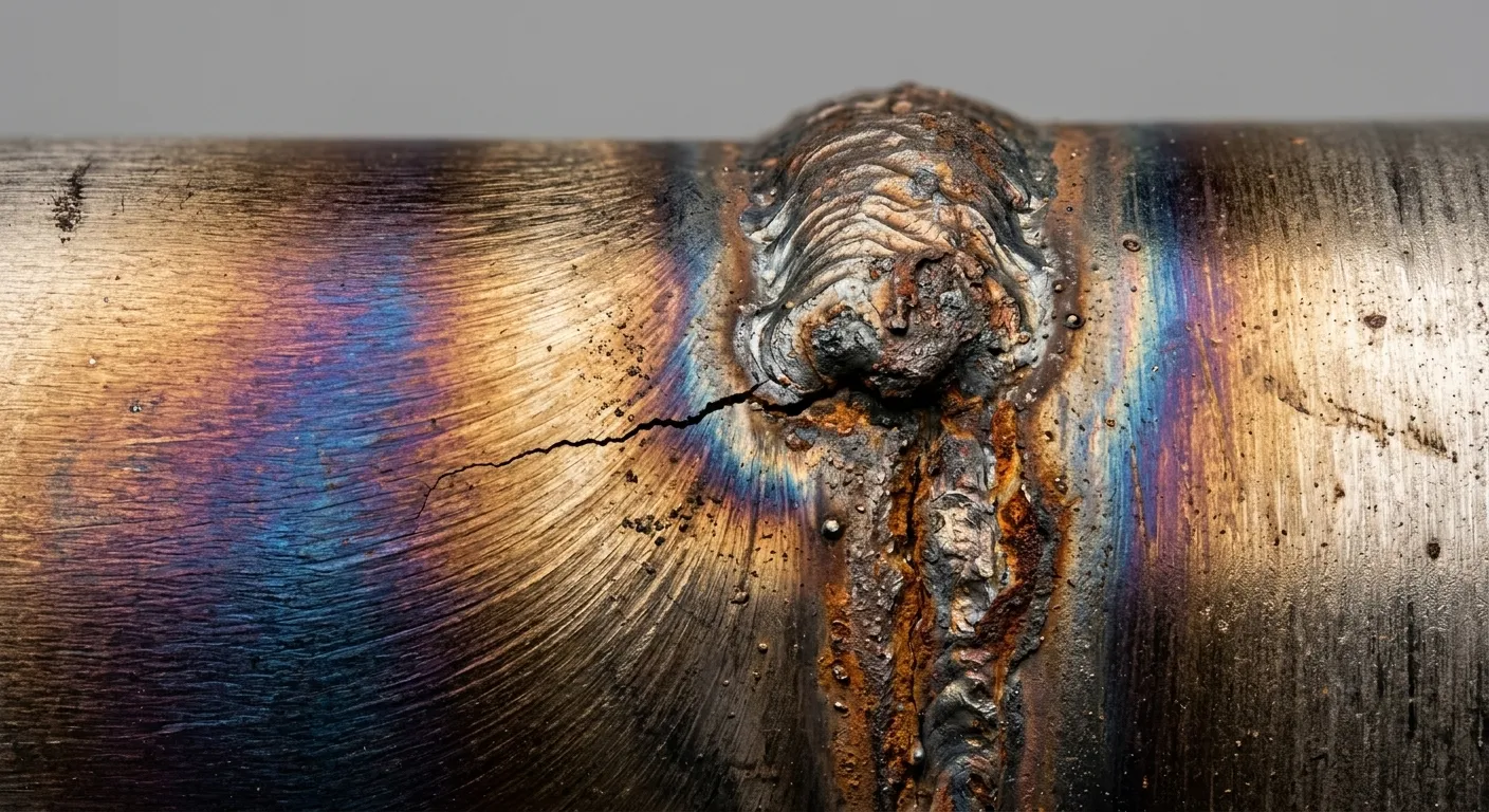 exhaust weld crack and leak failure
