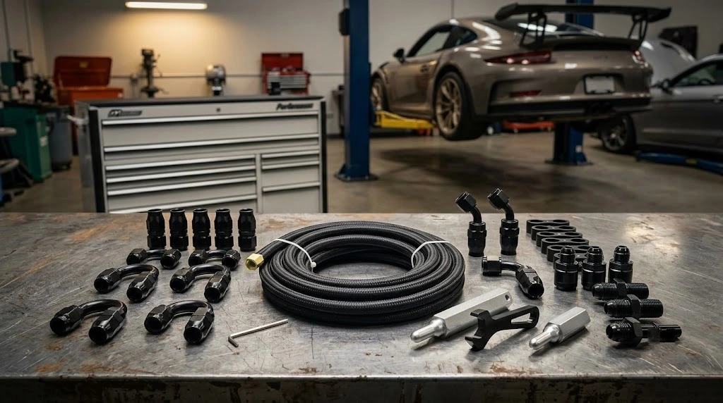 6AN PTFE Fuel Line Kit