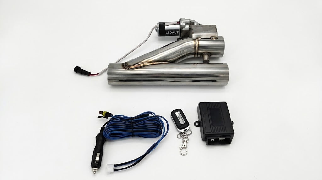 LEDAUT electric exhaust cutout kit components